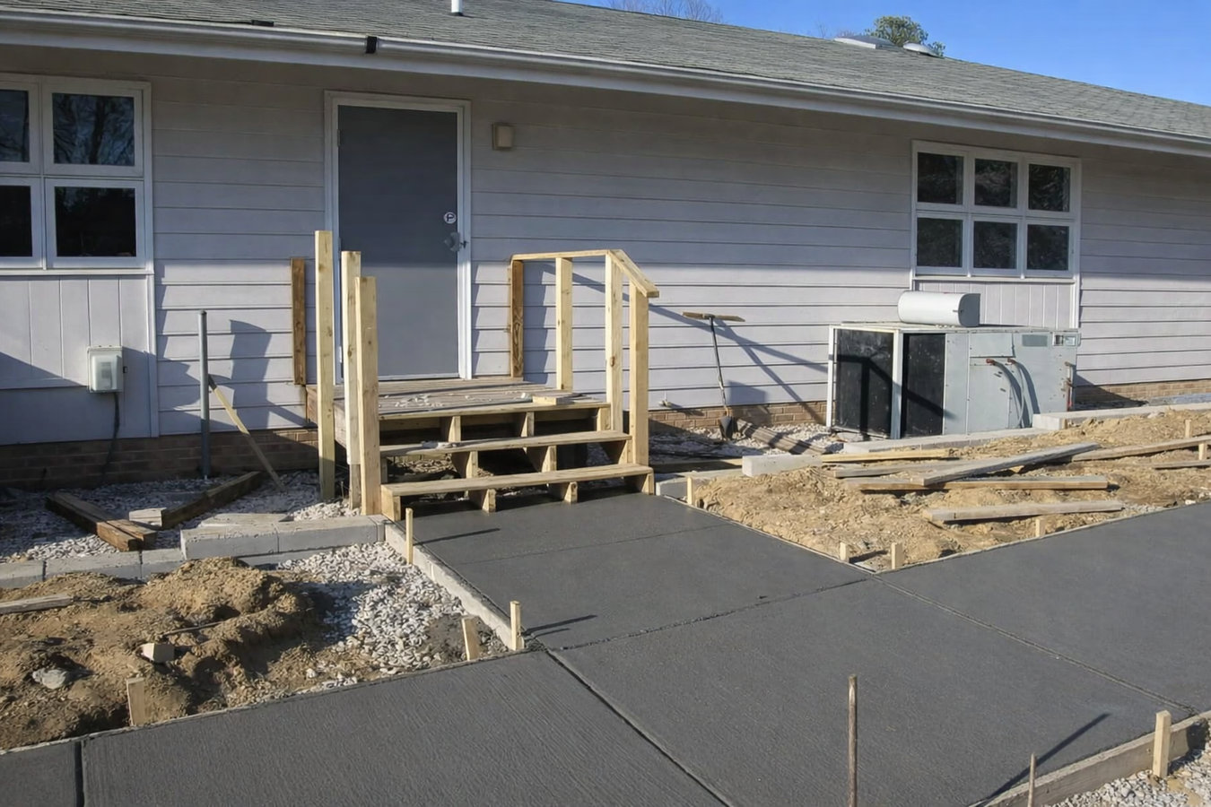 Concrete Sidewalk Building in Upland, CA